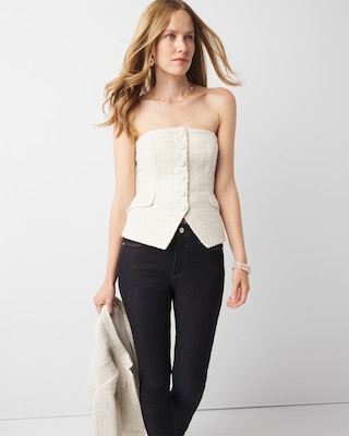 ミストレアス　Compact Tweed Bustier Compact Tweed Bustier - MISTREASS